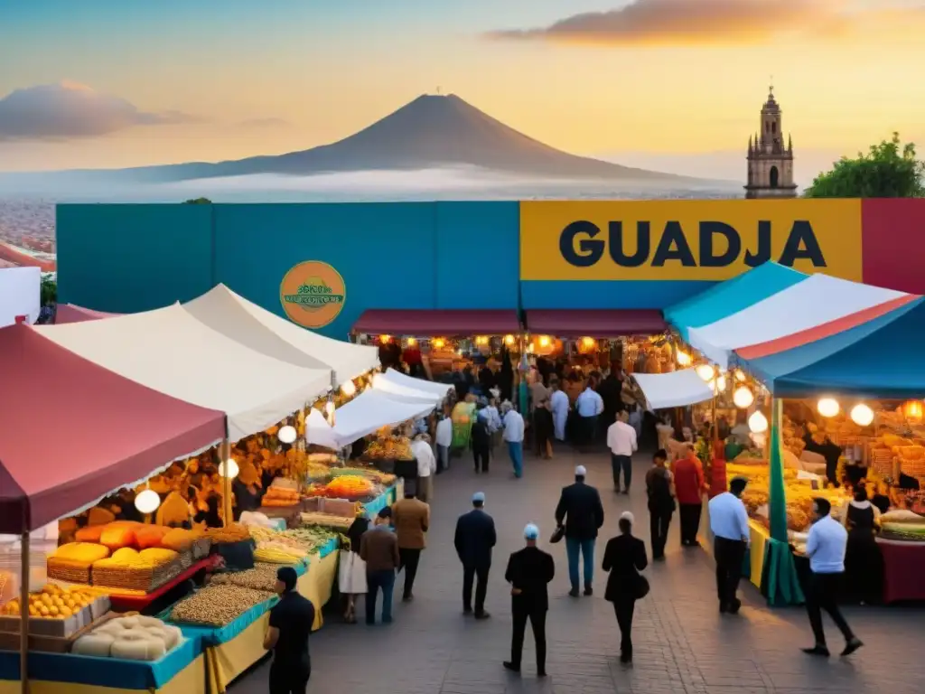 Vibrante feria de comida en Guadalajara con restaurante sin gluten en Castilla