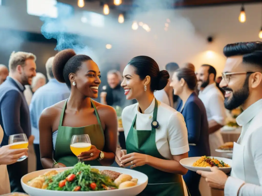 Un vibrante networking gastronómico sin gluten en un evento lleno de diversidad y pasión culinaria